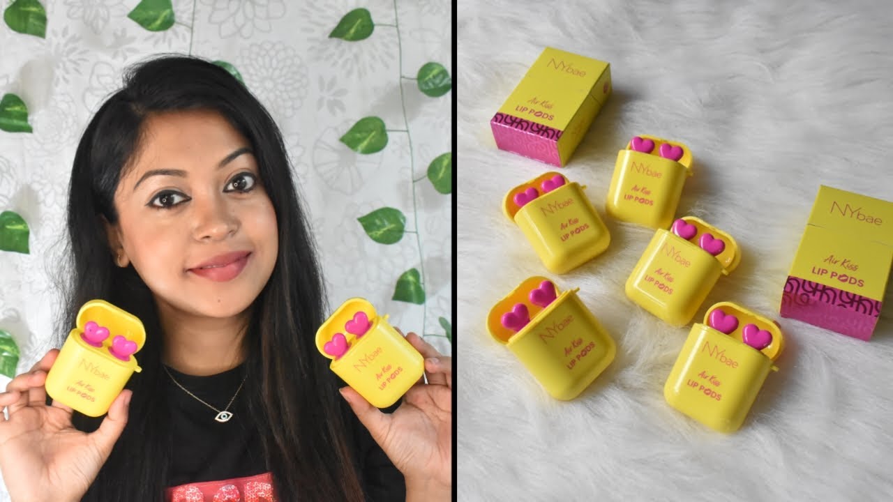 NY bae Air Kiss Lip Pods Review & Swatches| All Shades| NYbae Lip Pods| NY bae Lipstick