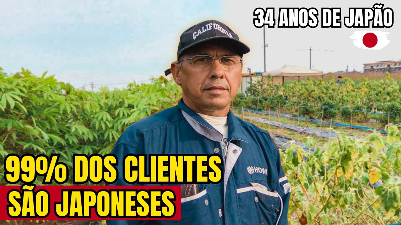ELE SAIU DE FÁBRICA PARA TRABALHAR COM A ROÇA NO JAPÃO