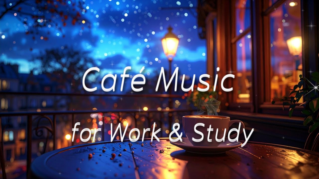 Relaxing Cafe BGM ☕ Soft Night Background Music (2 Hours)　夜のカフェ気分☕リラックスできるBGM（2時間）