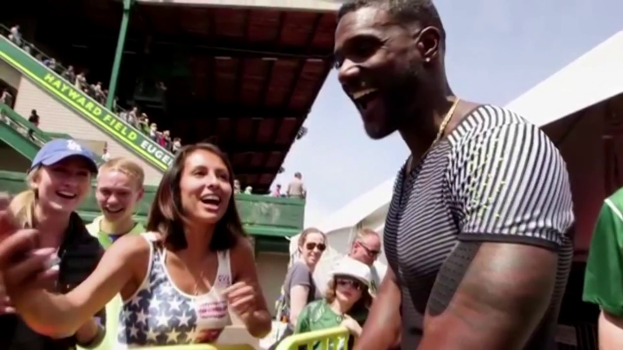 Superhuman lane of Justin Gatlin
