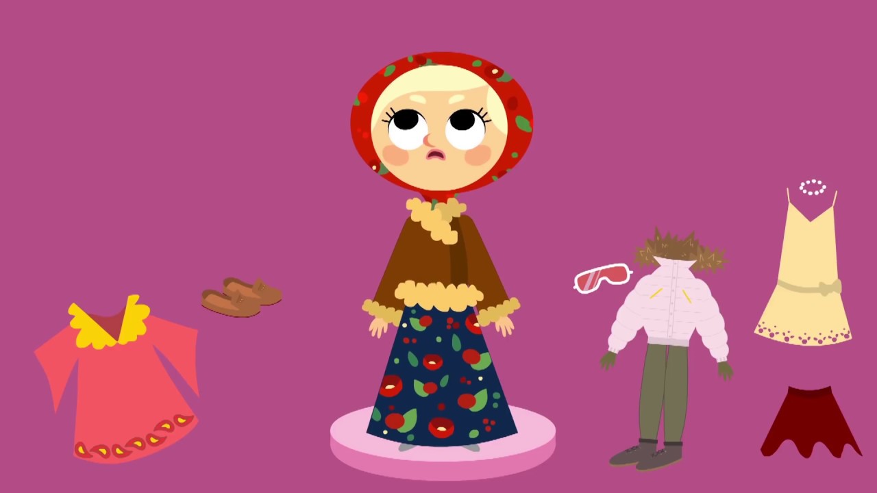 I vestiti di Chiara - Una  giornata invernale | Cartoni animati
