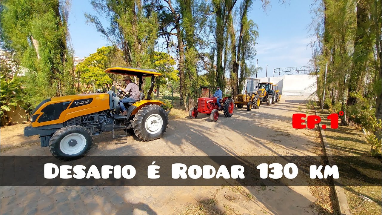 Largada Dos Tratores Caminho da Fé De Paraisopolis-MG a Aparecida-SP.
