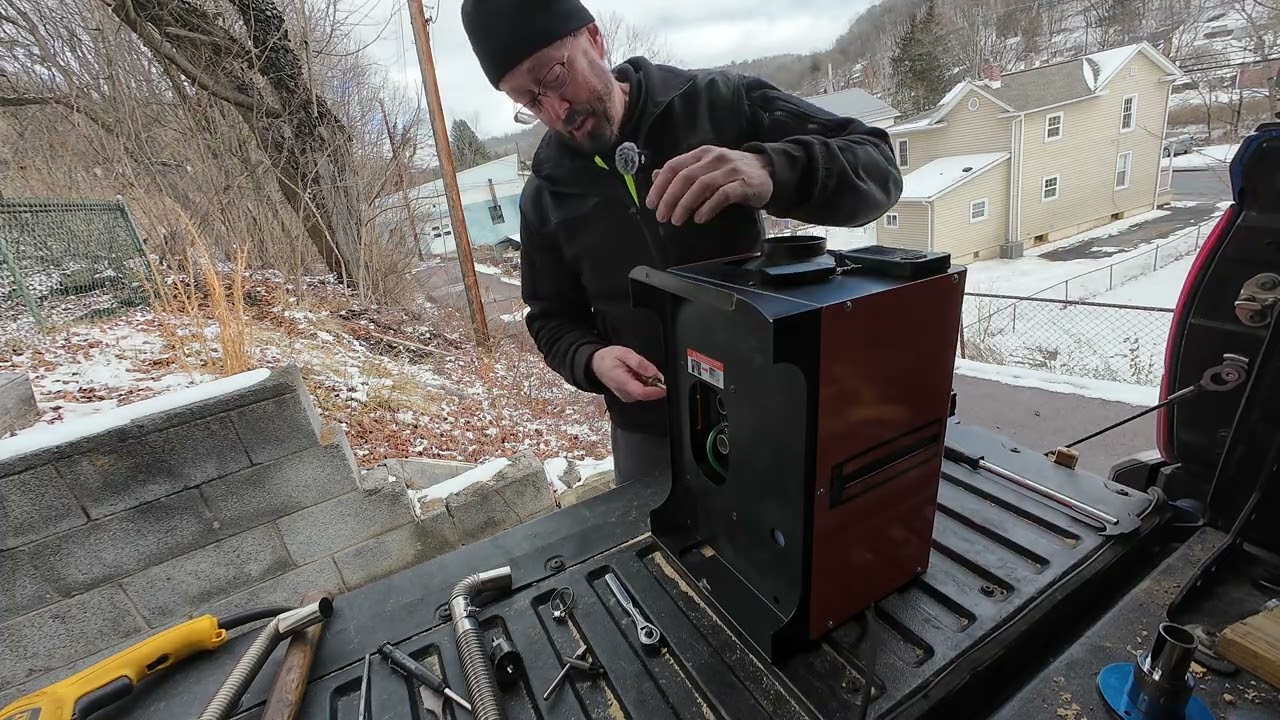 Installing a diesel heater in my Tacoma Camper Top