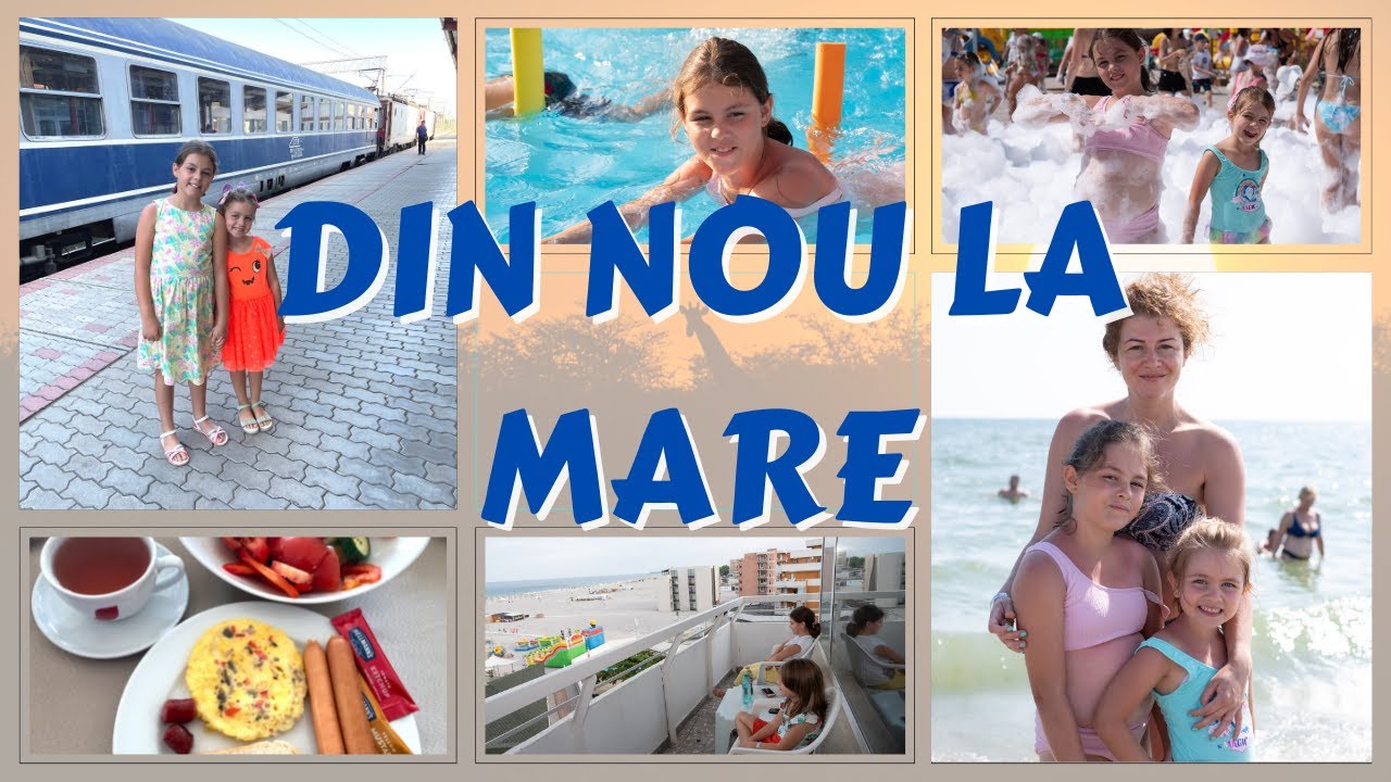 A doua oara la mare, cu trenul! 🚂🌞👙🐚🥗 🐬 - Vlog august | ALIELA