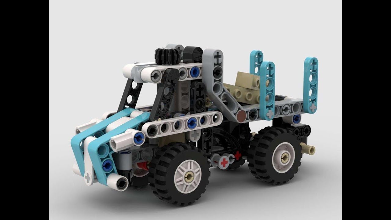 LEGO&reg; 42133 Alternate Build - Technic Telehandler - Timber Tractor