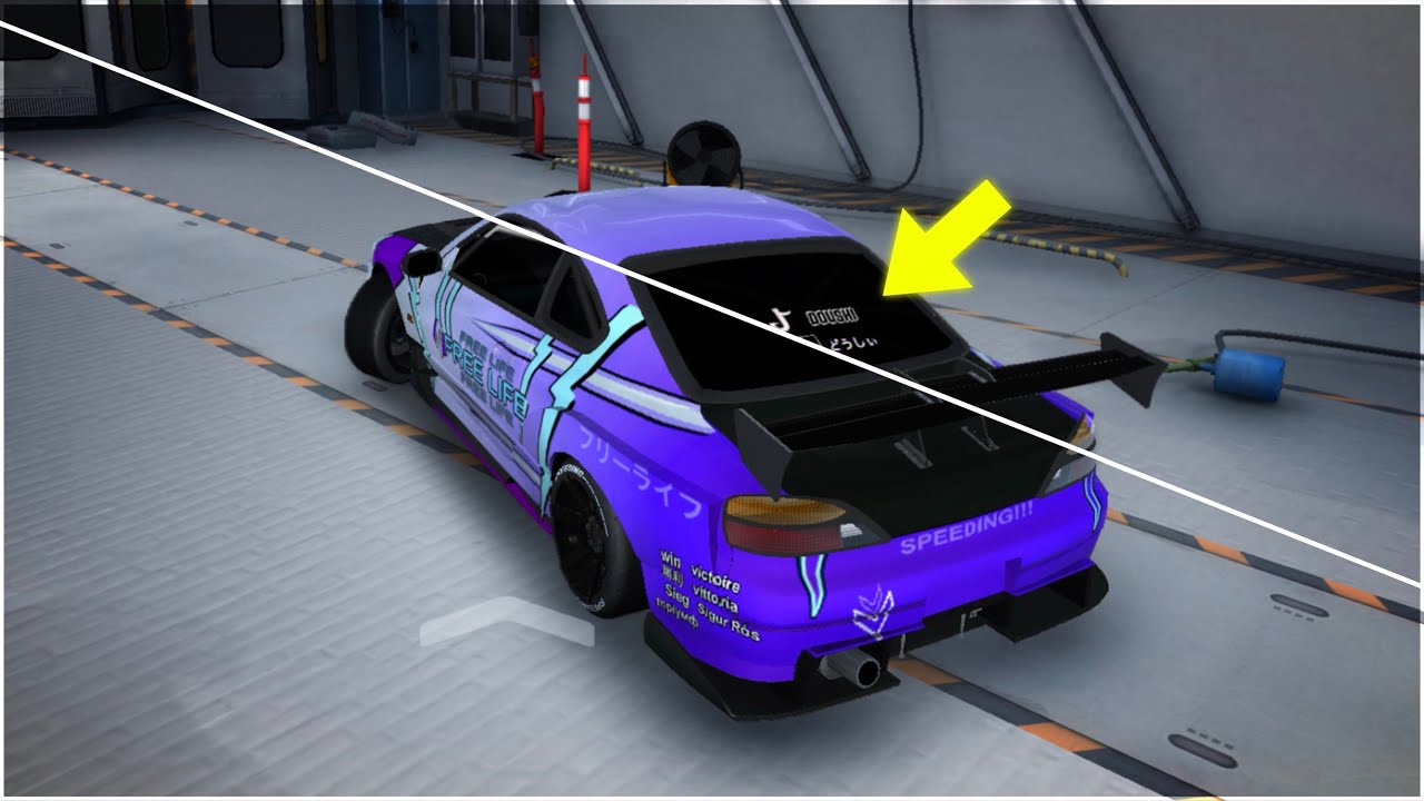 【CarParking】カッコいい窓バイナルを作ってみた…