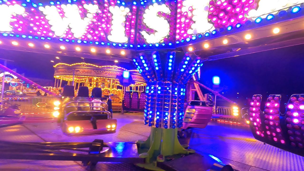 John Groom's Twister (on-ride POV) - George Irvin's Fun Fair, Clapham Common - February 2022