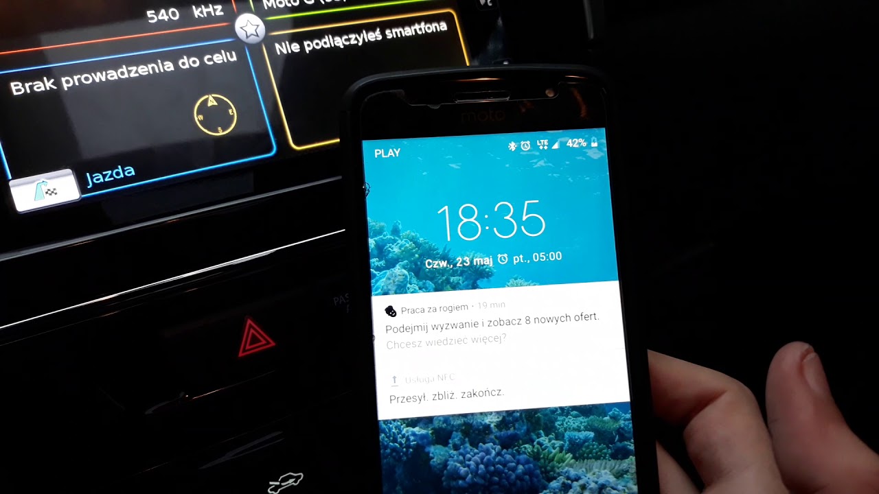 Obsługa systemu multimedialnego (info-rozrywki) i android auto Suzuki Vitara PL