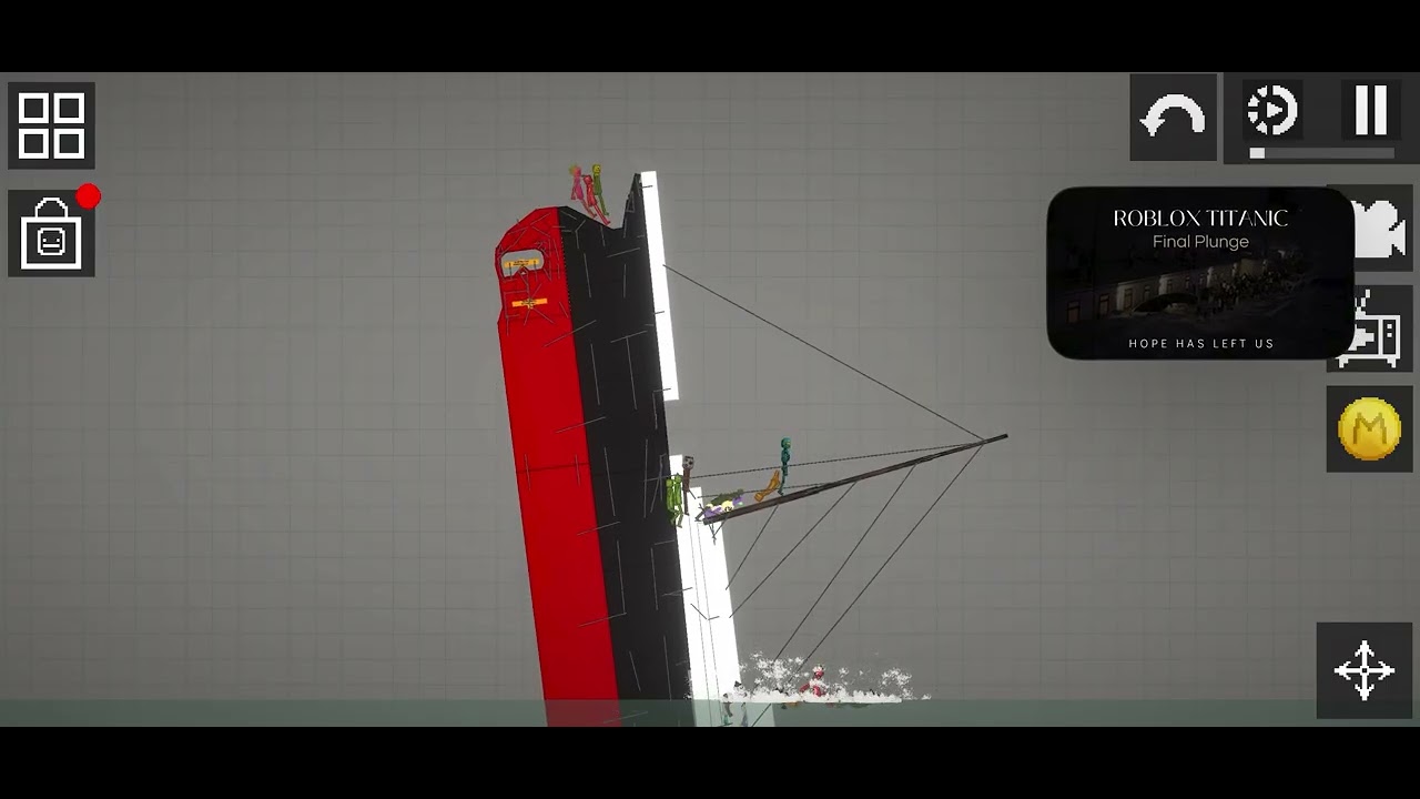 Titanic, final plunge and savior *roblox titanic songs btw*