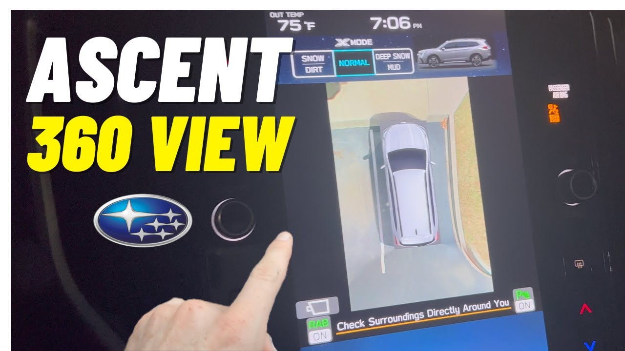 Subaru Ascent 2023 года с камерой 360 View и другими функциями