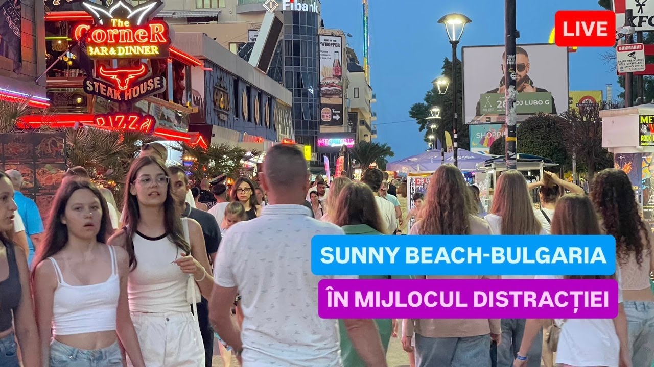 🔴LIVE din SUNNY BEACH🇧🇬 BULGARIA- HAI LA MARE ! ASTĂZI 26 IUNIE 2025 ÎN MIJLOCUL DISTRACȚIEI