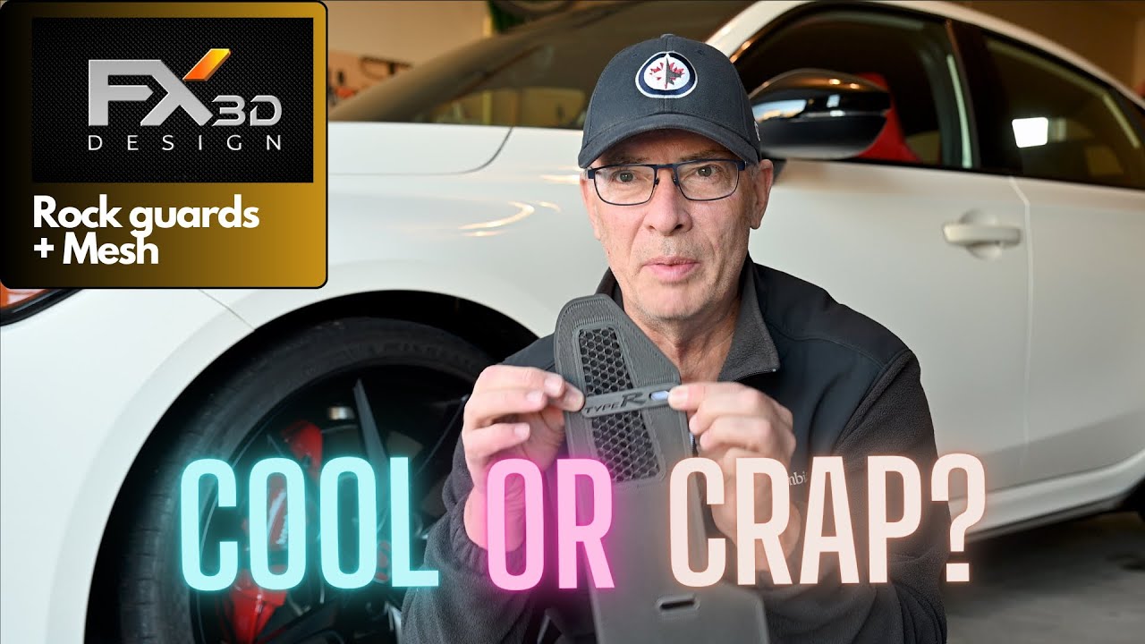 Civic Type  R  FX3D rock guards and mud flaps