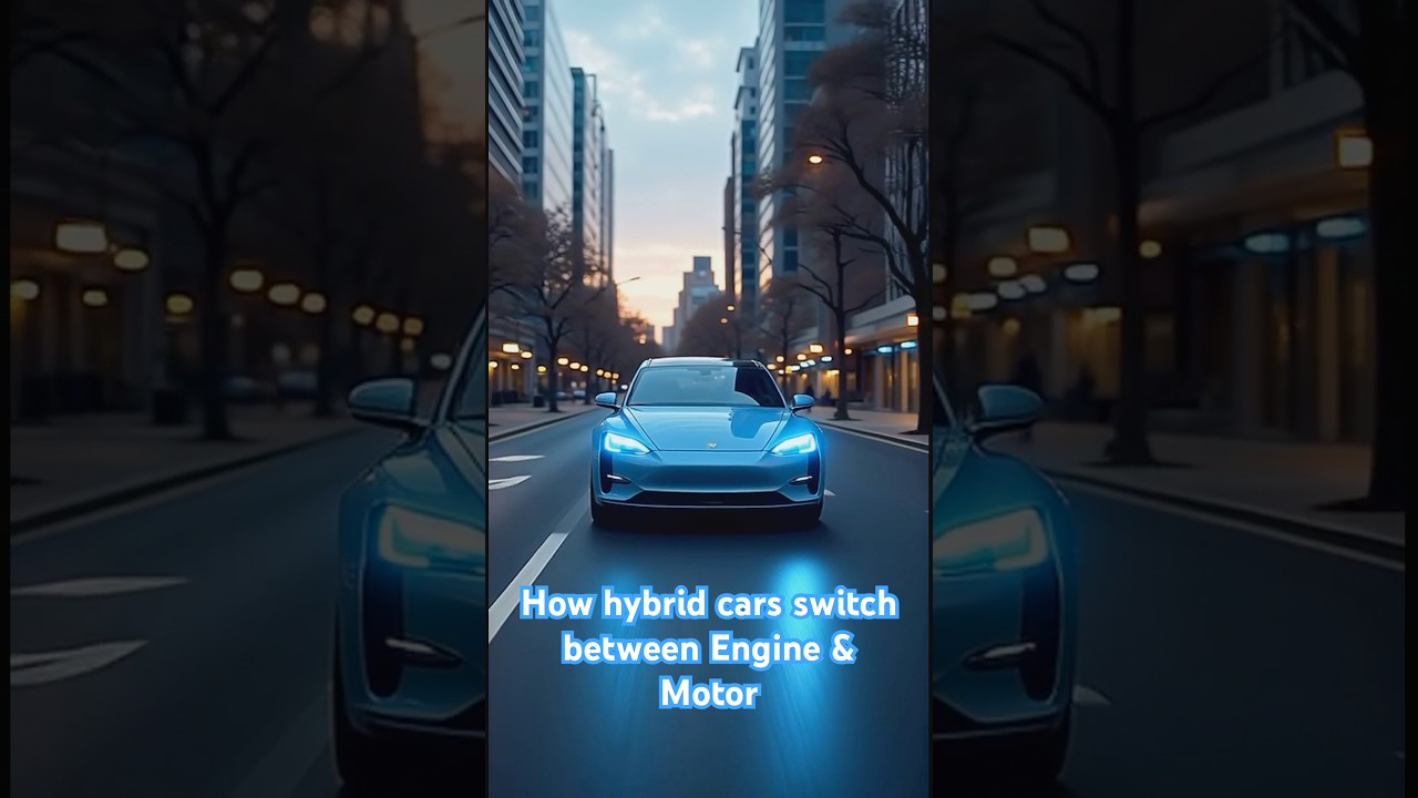 How hybrid cars(EV) switch between Engine & Motor?