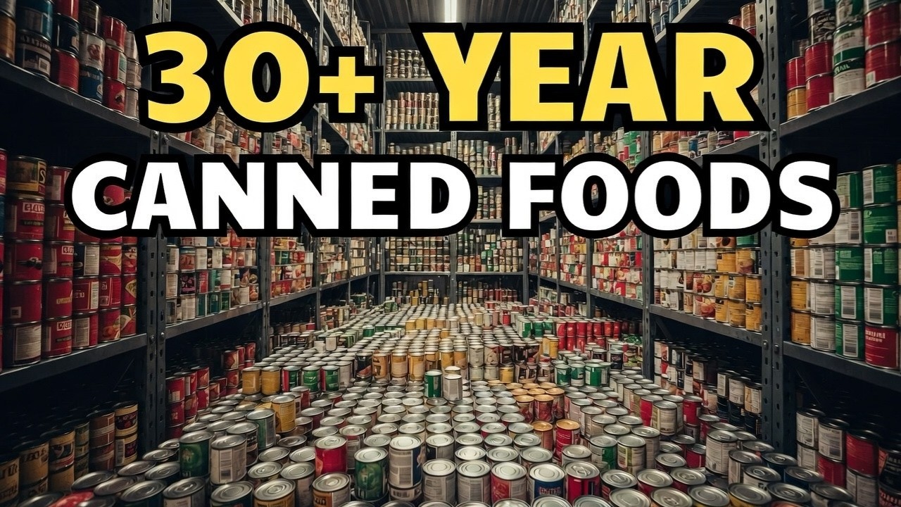 12 Canned Foods That Last 30 YEARS (Most People Don't Know About #7)