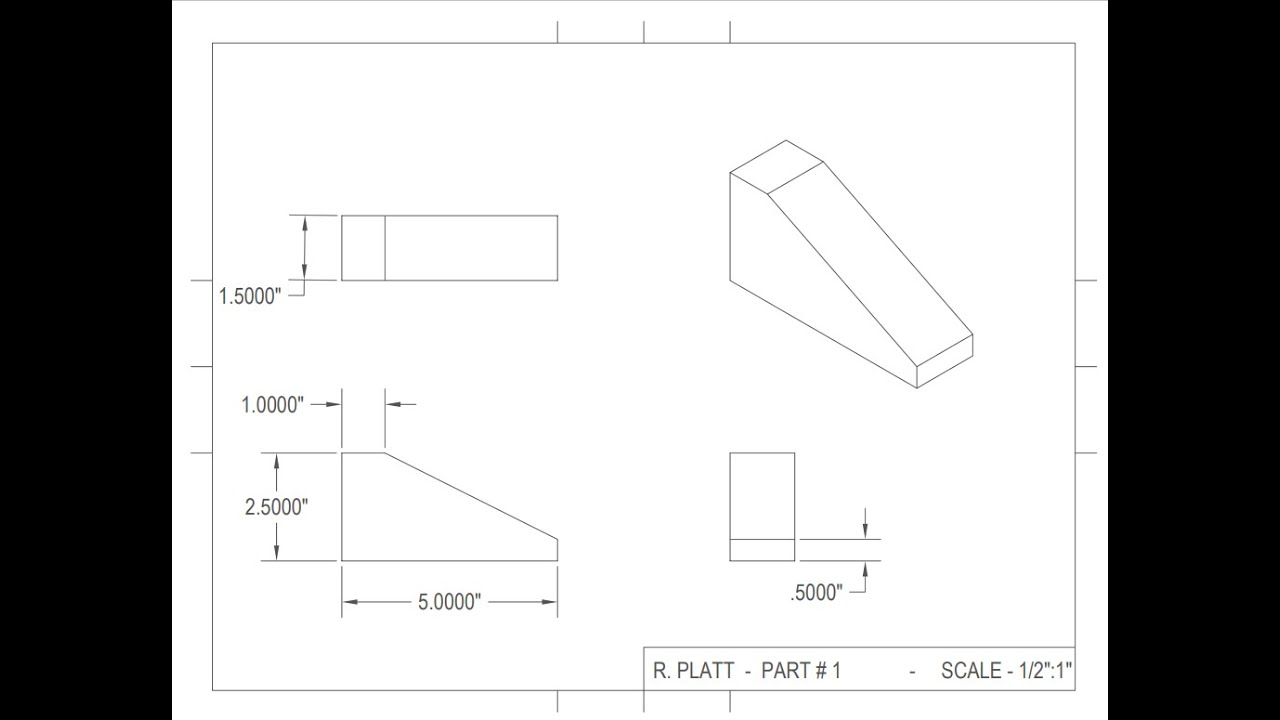 AutoCAD, часть 1 — Ортографическая изометрия