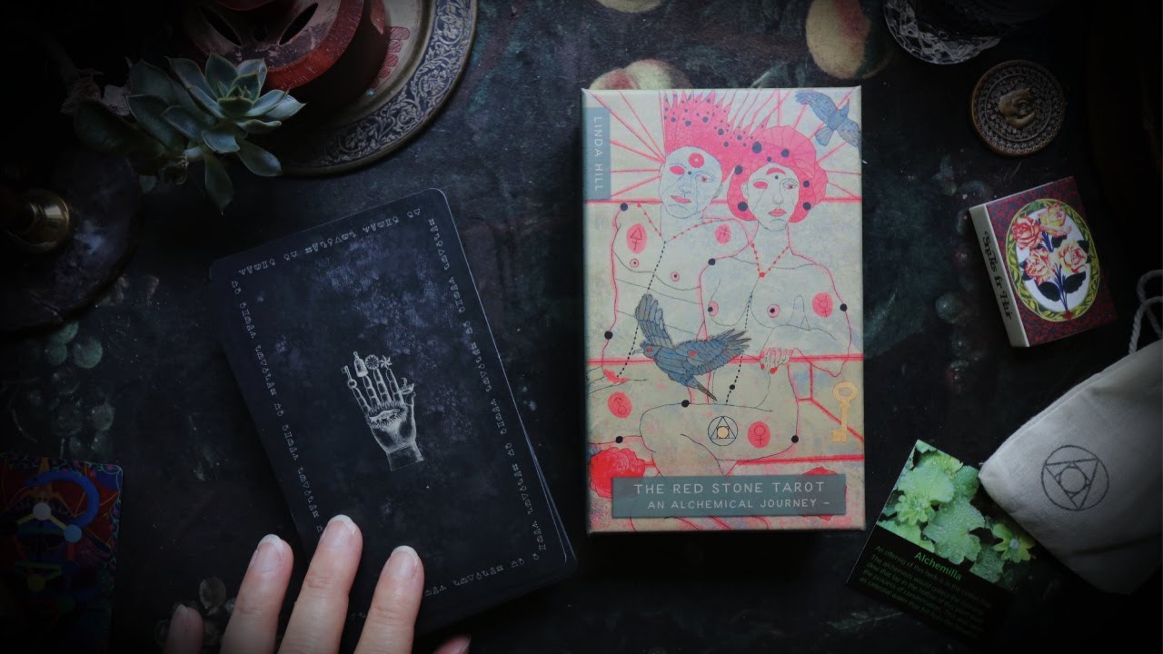 THE RED STONE TAROT // A New Jungian Alchemical Tarot Deck by The Red Seeds // Walkthrough & Review