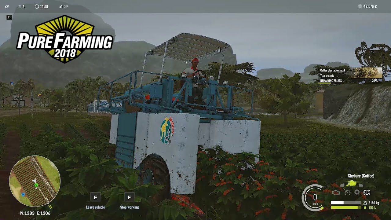 COLOMBIA | Pure Farming 2018 | #9 Cosecha de Café