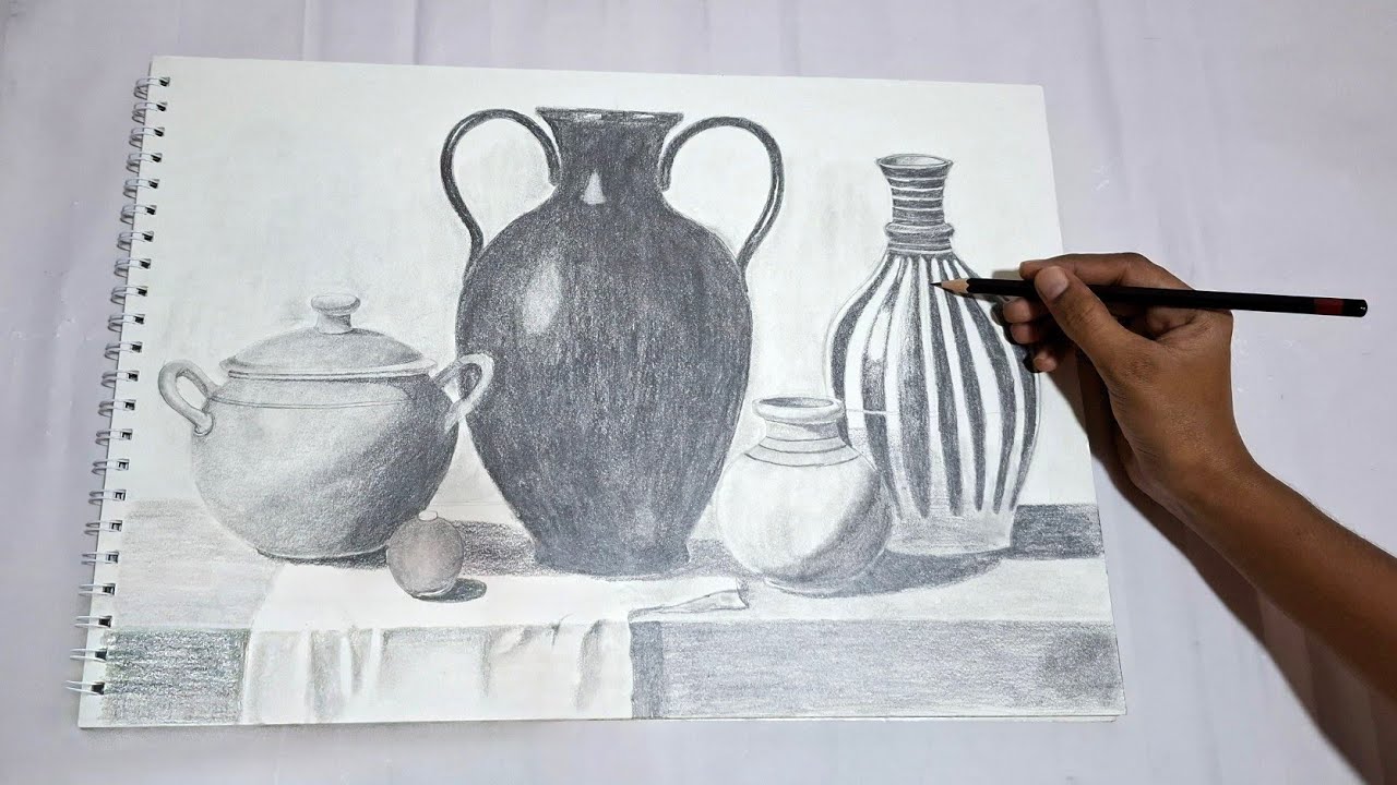 Still Life pencil drawing 