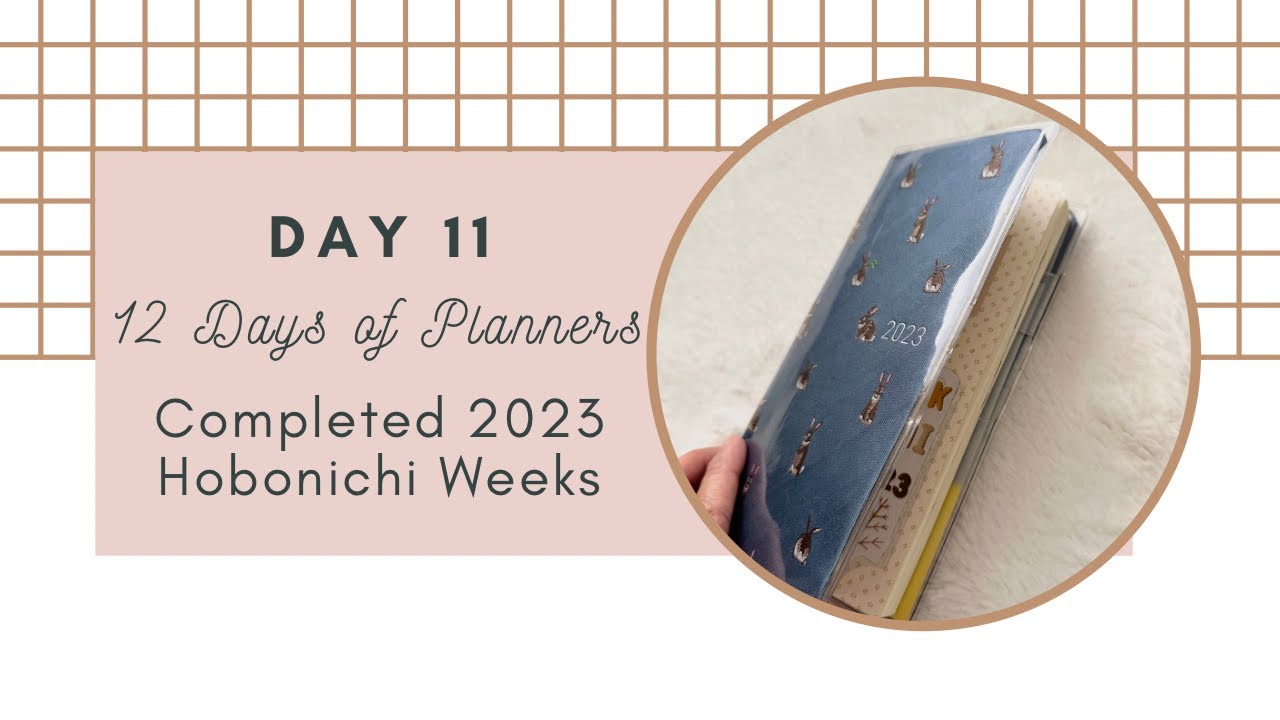 Completed 2023 Hobonichi Weeks Flip Thru
