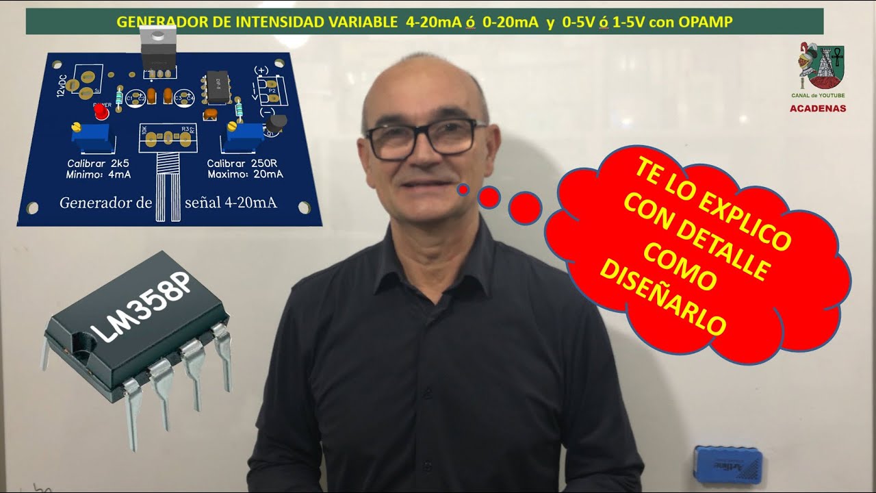 Espectacular generador de coriente VARIABLE 4-20mA 0-20mA 0-5V  1-5V