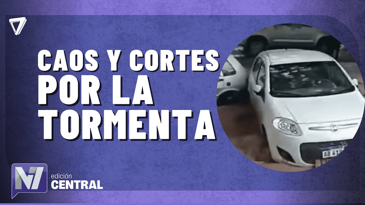 Feroz tormenta causa caos y cortes en el Gran Mendoza