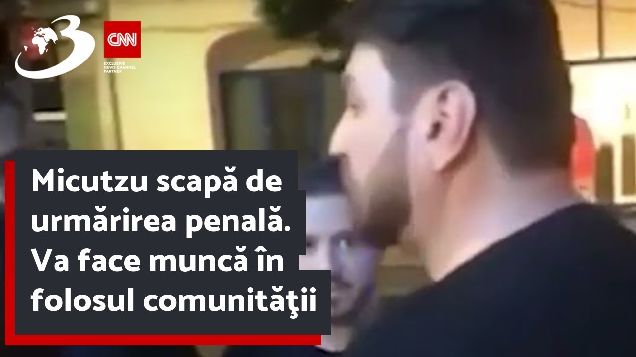 Micutzu scapă de urmărirea penală. Va face muncă &icirc;n folosul comunităţii
