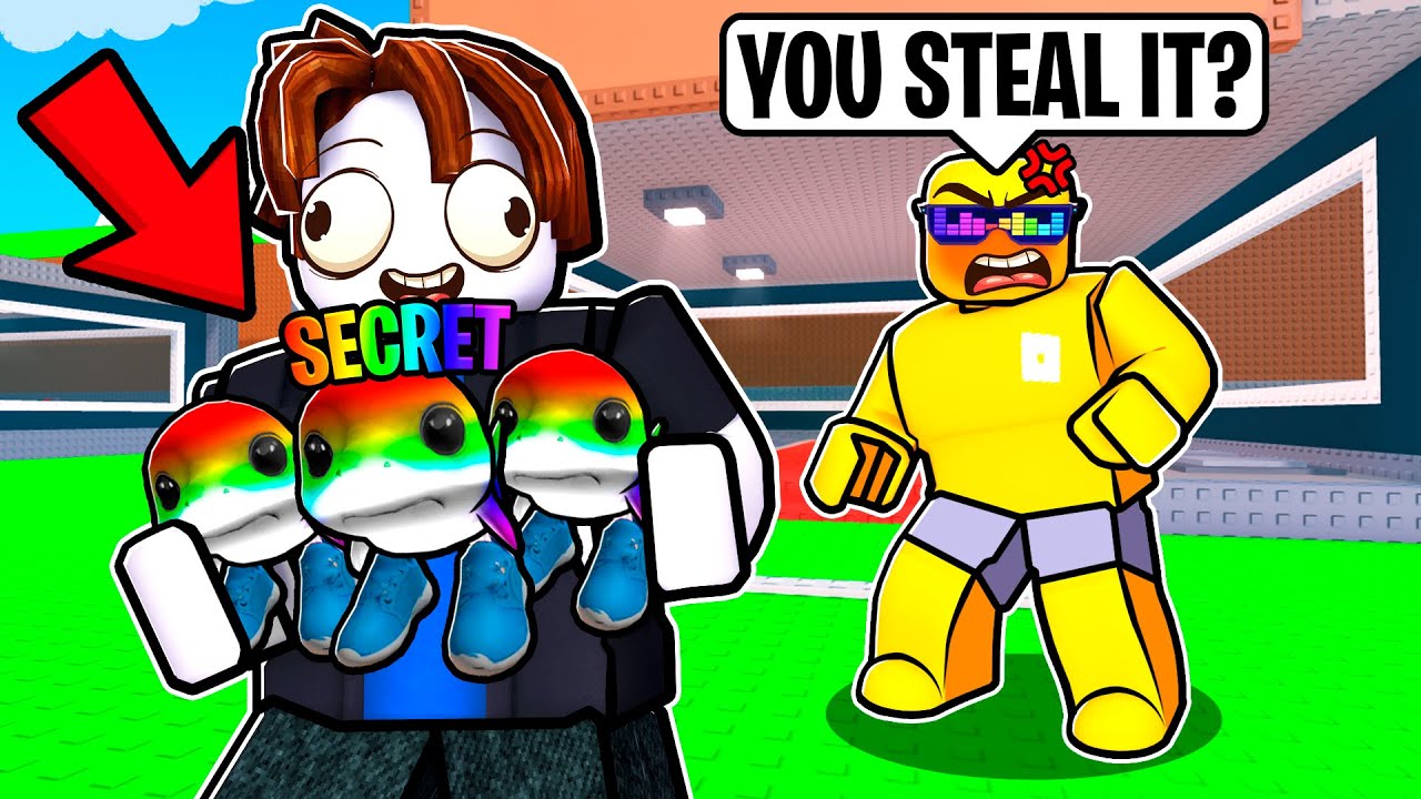 STEALING My Friend's SECRET RARE BRAINROTS as a NOOB...