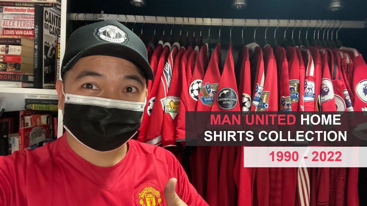 My Manchester United Home Shirts Collection (1990 - 2022)