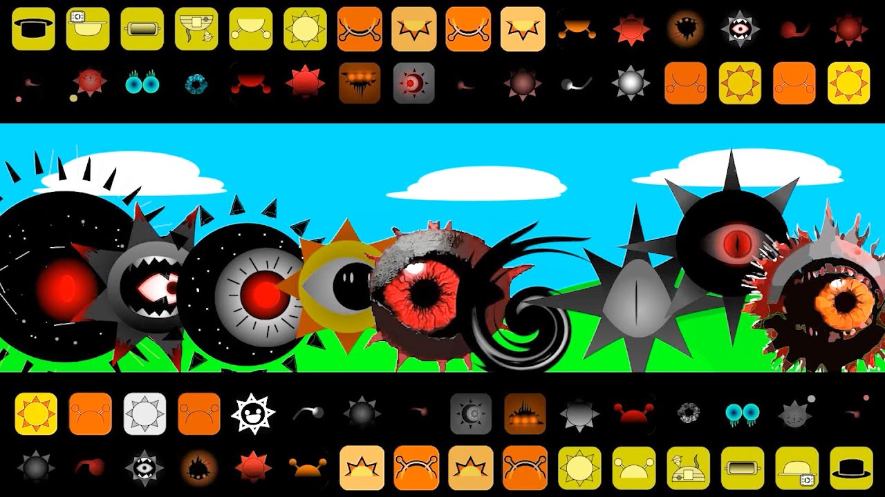 Incredibox Sprunki all mr. sun mod But solomix ( Fast and Normal ) | Hamtimtoi
