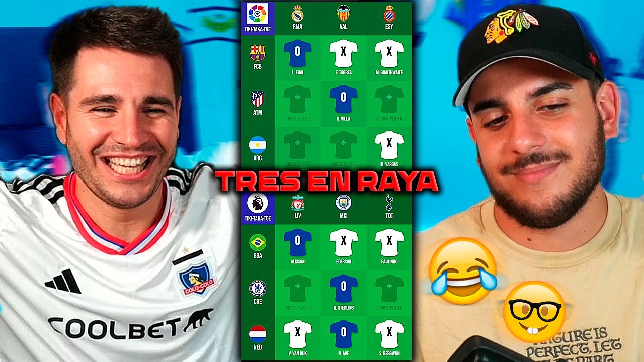 REVANCHA al TIC TAC TOE de LA LIGA, PREMIER Y EUROPA con ROBERT PG