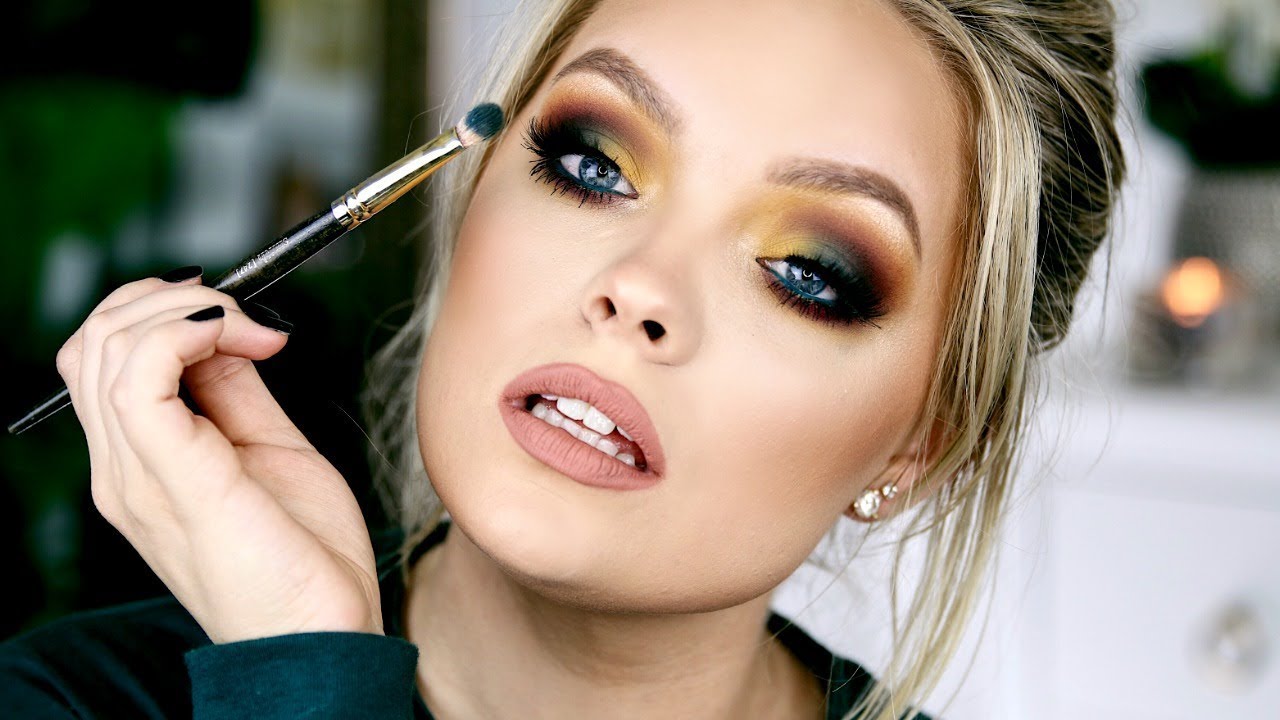 DRUGSTORE FALL MAKEUP TUTORIAL - Colorful + Smokey!