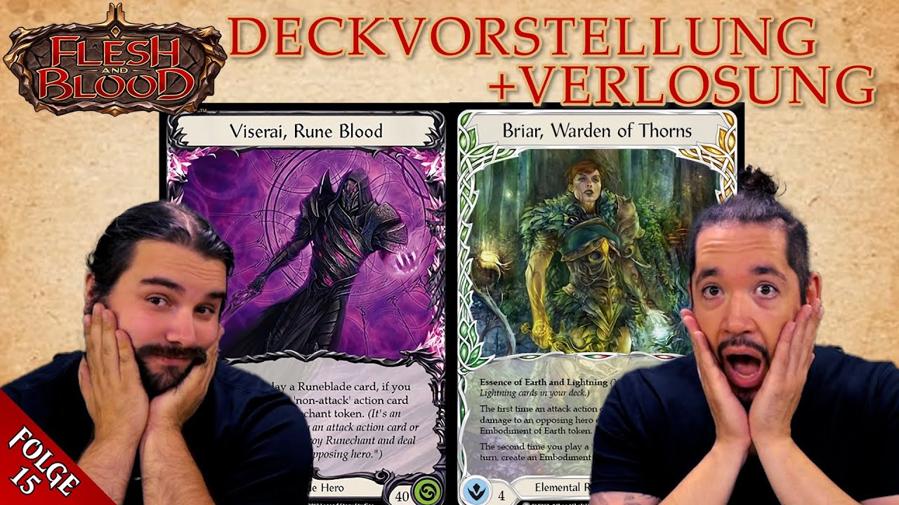Flesh and Blood Deck bauen deutsch | Viserai & Briar building review | tutorial 2022 Spoiler |Trader