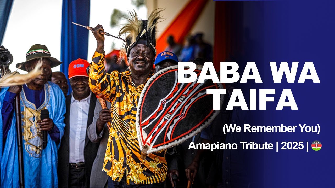 BABA WA TAIFA (We Remember You) &mdash; Amapiano Tribute to Raila Amolo Odinga 🇰🇪 | Gospel 3-Step Beat