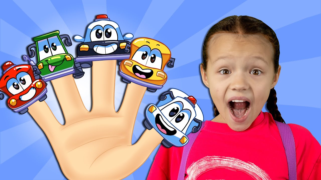 Car Finger Family Song  🚗  | Nursery Rhymes and Kids Songs | Dominoki