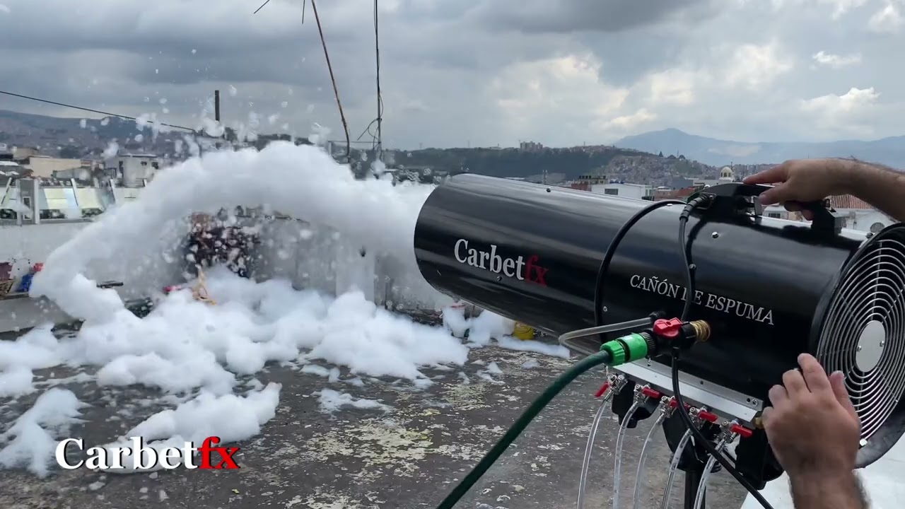 Puesta en marcha Cañon de espuma FX Jet (MULTICOLOR)