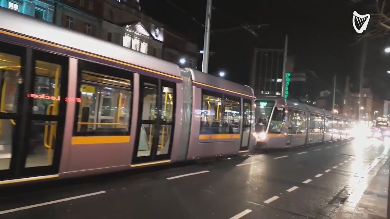 WATCH: Just when you thought a double length Luas was bad - Here's a Luas being towed by a double...