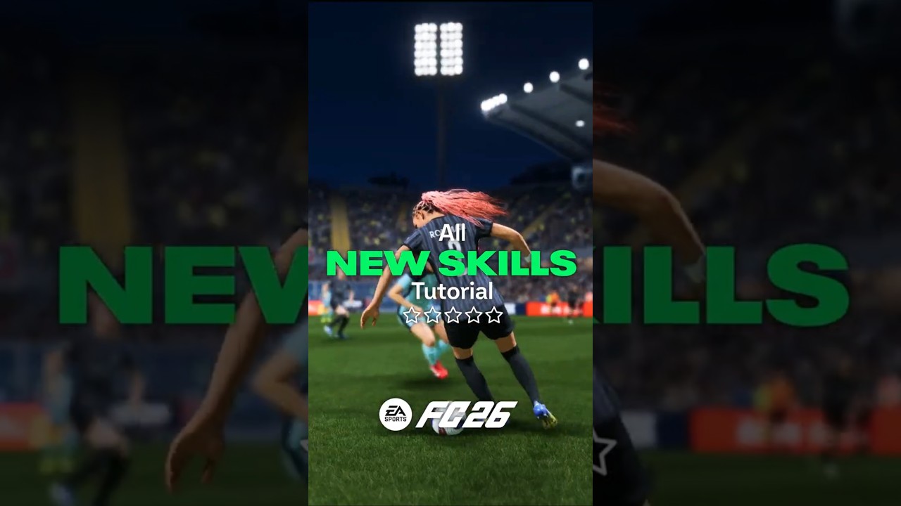 EA FC 26 ALL NEW SKILLS TUTORIAL #eafc #eafc26  #fifa  #tutorial #fifaskills #fut #football