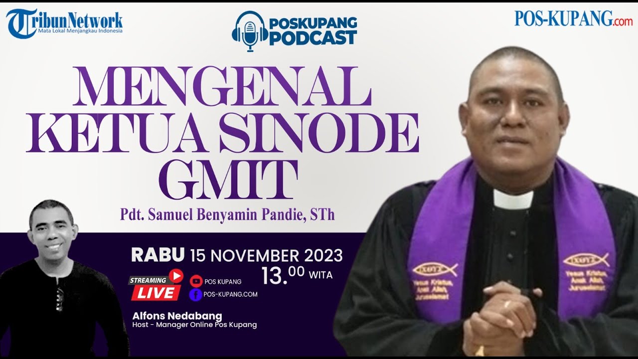 Mengenal Ketua Sinode GMIT - Pdt. Samuel Benyamin Pandie, STh - POS-KUPANG.COM