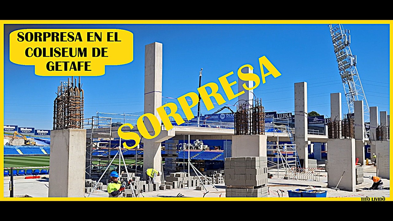 🚧 ¡¡¡ SORPRESA CON LOS AVANCES DEL COLISEUM DE GETAFE !!! 🚧 ¡¡¡ DEMOLICIÓN DEL FONDO NORTE !!!