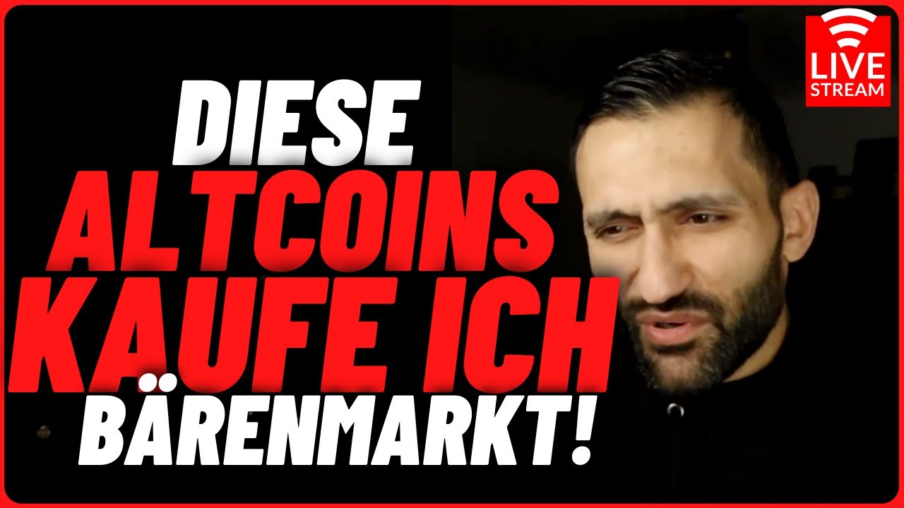 Top 3 ALTCOINS f&uuml;r den B&auml;renmarkt!