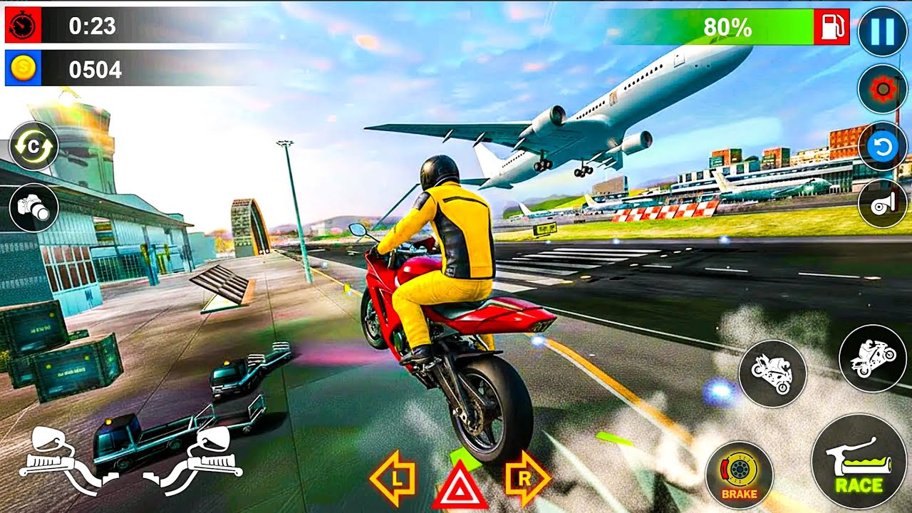 Motorcycle Real Simulator - Bike Riding Gameplay - Android Gameplay 