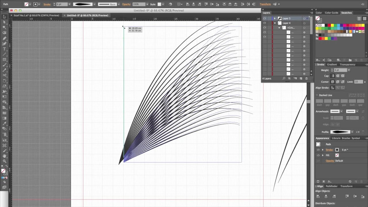 How To Use The Pen, Rotate & Duplicate Tool To Create A Wing Effect In Adobe Illustrator