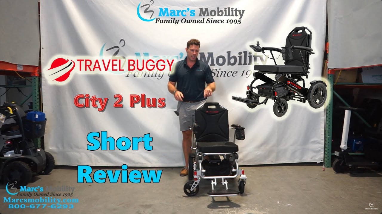 Лучшее складное инвалидное кресло-коляска повышенной прочности 2026 года – Travel Buggy City 2 Plus