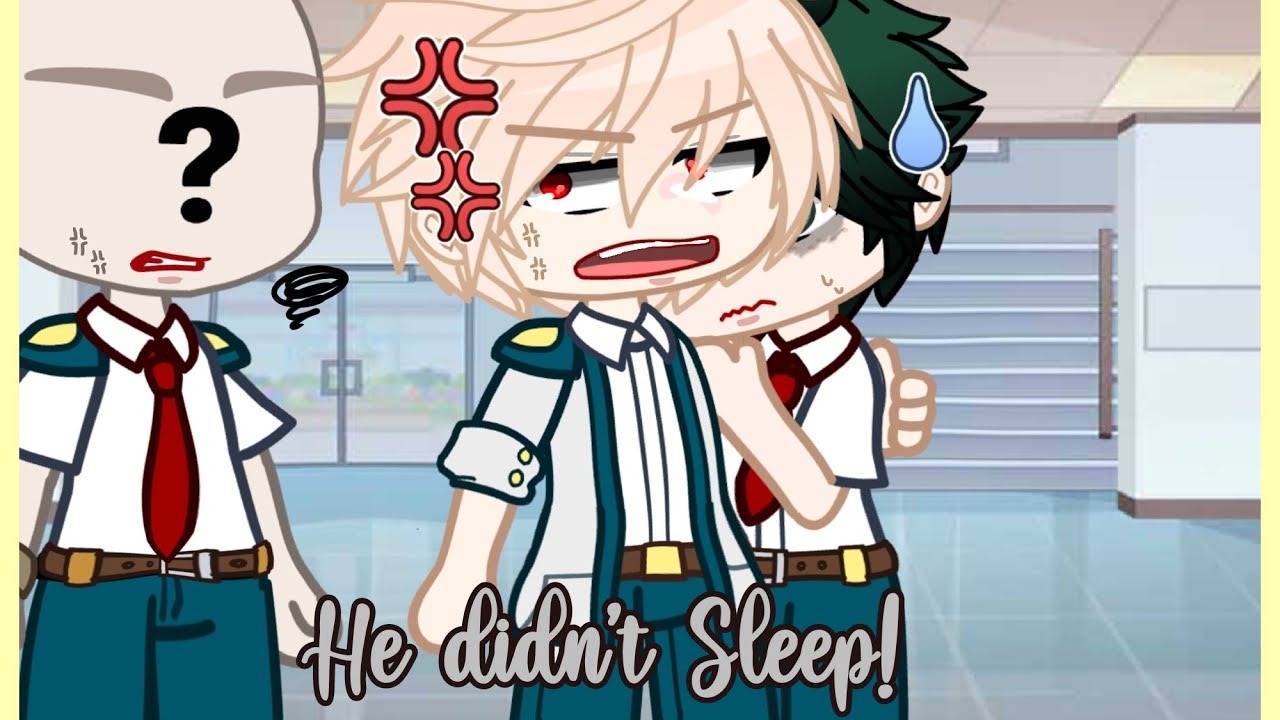 Deku didn't sleep all night..[] BakuDeku [] •butterfly• []