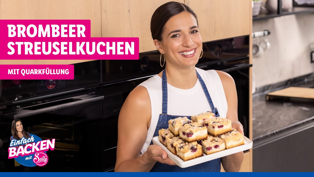 Brombeer-Streusel-Kuchen 🍰 | Einfach, süß und fruchtig