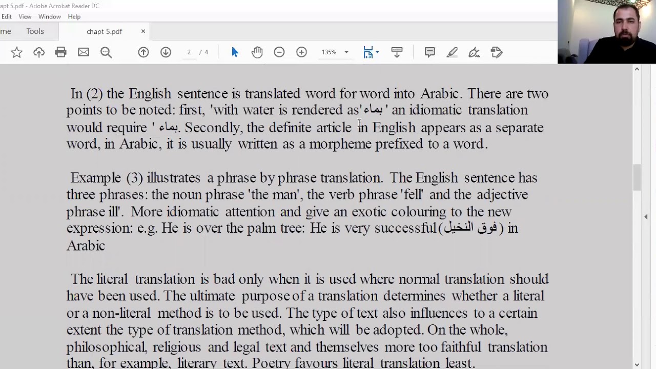The Problem of Equivalence in Translation