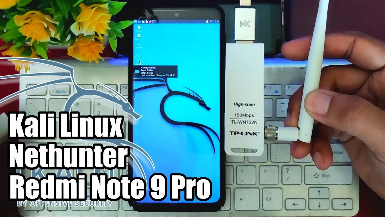 Kali Nethunter Full arm64 Xiaomi Redmi Note 9 Pro Suport Monitor Mode Android 10