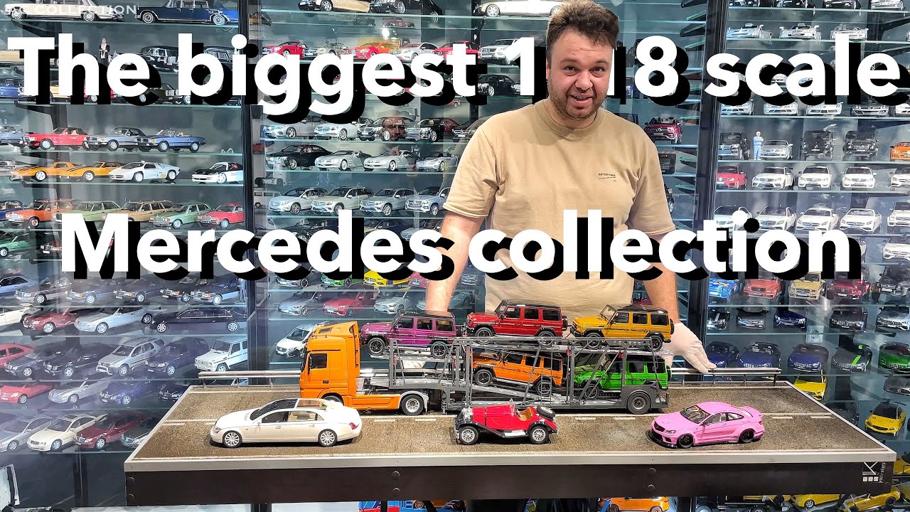 Cea mai mare colectie Mercedes din lume (probabil) la scara 1:18