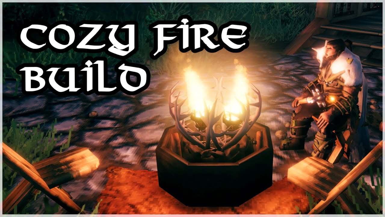 Cozy Fire Pit Build Tutorial - Valheim