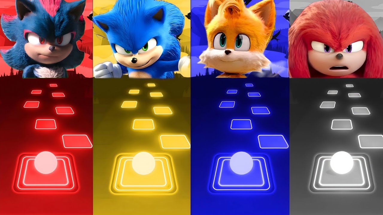 🔴 Sonic SUPER 😱 OTHER HEDGEHOG 3 Tiles Hop 🎯 Cedm rush 🟢 #09